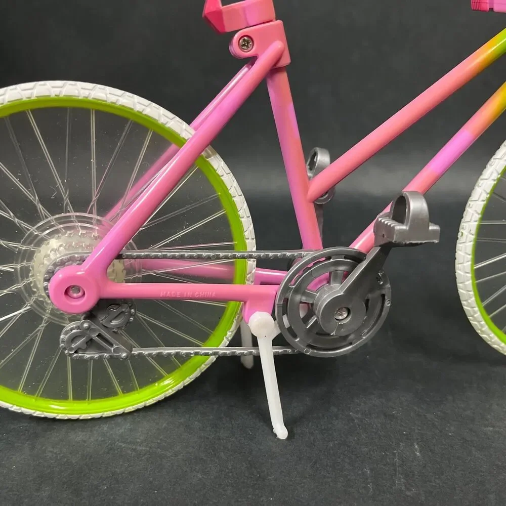 Rare Vintage‎ Barbie Doll Bicycle Pink Green White